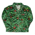 thumbnail image 4 of Dr. Seuss How the Grinch Stole Christmas Mens' Tossed Print Notch Collar Sleep Pajama Set, 4 of 7