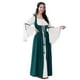 thumbnail image 3 of Disfraz renacentista para mujer Spooktacular Creations Green Chemise XXL, 3 of 8