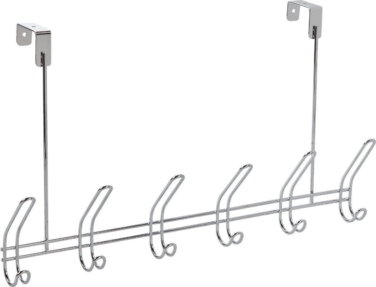 Interdesign iDesign Classico OverTheDoor Hook Rail Chrome