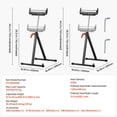 thumbnail image 5 of VEVOR 2-Pack Adjustable Roller Stands 250 lbs Capacity Height 27"-43" for Woodworking, 5 of 11
