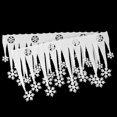 thumbnail image 2 of 2 piezas/lote de copos de nieve blancos de Navidad, tiras de hielo de nieve artificiales, adornos de decoración navideña, colgantes para festivales, fiestas, decoración de ventanas, 2 of 4
