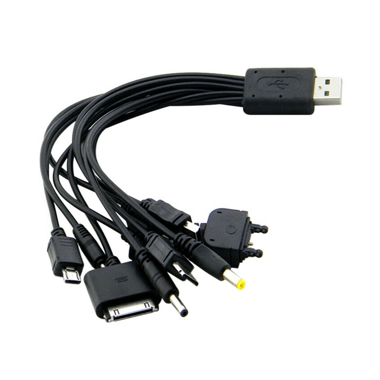 Adaptateur de Câble Universal 10 en 1 Multi USB pour téléphone portable PSP