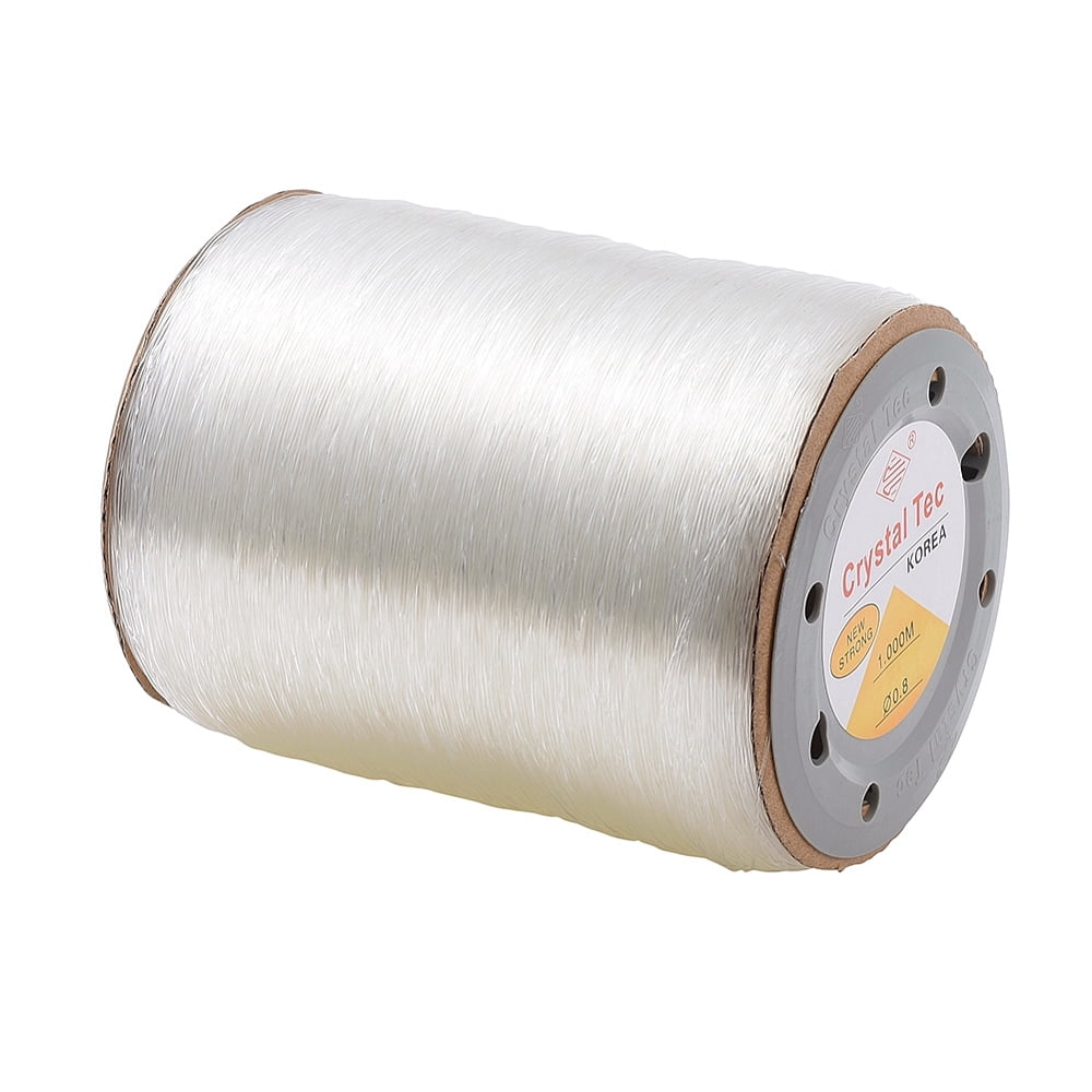 Elastic Crystal Thread Clear 0.8mm about 1093.61 yards(1000m)/roll