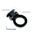 thumbnail image 6 of Arborister Universal Car Auto Trailer Ring Shaped Tow Hook, 6 of 11