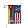 thumbnail image 4 of Flag American Half Mozambican Flag Mozambican American Friendship Mozambique U.S.A Patriotic Proud Garden Flag, Double-Sided Decorative Outdoor Flag, Patriotic Polyester Yard Flag 12 x 18 in, 4 of 5