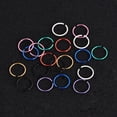 thumbnail image 2 of Ayyufe Pack Of 20 Nose Rings Multi Colors Durable Stainless Steel Anti-rust Noseation for Women, 2 of 6