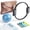 Black, variant on Pilates Ring Set - 14" Anti-deformation Magic Circle With Padded Handles Mini Ball Resistance Bands Guide & Bag