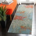thumbnail image 5 of SAFAVIEH Luxor Jerri Abstract Distressed Area Rug, Ivory/Blue, 5'3" x 7'7", 5 of 10
