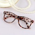 thumbnail image 4 of Monture de Lunettes Rétro pour Femmes Verres Transparents Marque Lunettes Oeil Clair, 4 of 6