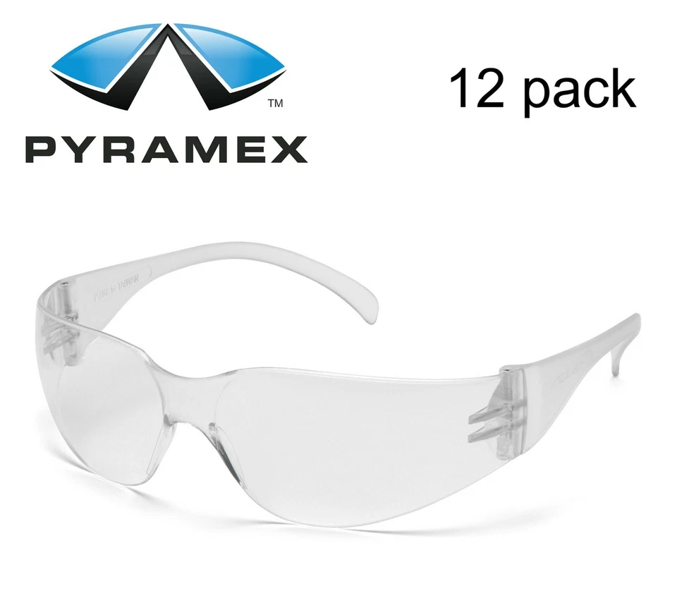 CIRCLE- 12 Pr S4110S Clear Lightweight Safety Glasses Protective Work Eyewear Ansi Z87+