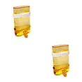 thumbnail image 2 of Billuyoard Prácticos comederos para cacatúas - Birds Life Más fácil y más feliz Alimentador automático de bebederos para pájaros amarillo amarillo 2piezas, 2 of 6