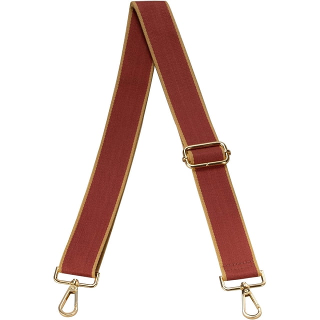 LAICAIW Sangle de Remplacement pour Sac à Main Bandoulière Femme Grand Réglable Jacquard Tissé, Rouge, Grand : 1.5 Po (3.8cm), Moderne