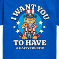 thumbnail image 3 of Garfield - Want You To Have A Happy Fourth - Toddler & Youth Short Sleeve Graphic T-Shirt, 3 of 5