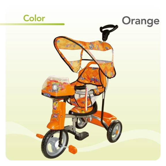 TRICICLO INFANTIL NIÑO NIÑA MYTEK 5551O CON TOLDO MyToy 5551