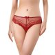 thumbnail image 1 of Gibobby Panty Microfibra con Encaje Calzoncillos mujer Bragas cintura Bragas encaje malla sexy transpirable para niñas（Rojo， L), 1 of 5