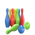 thumbnail image 3 of Children's Bowling Game Set, 12-Piece Indoor Outdoor Toy with 10 Bowling Pins & 2 Balls, Parent-Child Interactive Sports Game for Boys Girls Ages 3+, 3 of 15