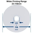 thumbnail image 4 of 100 Pack Ritek Pro (Professional Grade) CD-R 52X 700MB White Inkjet Hub Printable Blank Media Recordable Disc, 4 of 7