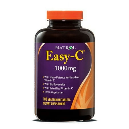 Natrol Easy-C 1000mg Vegetarian Tablets, 180 Ct