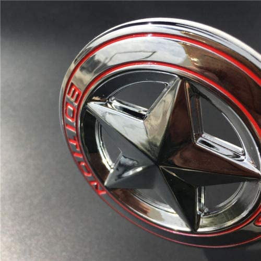 2x Chrome SR5 Badge Emblem Decals For Toyota Tacoma & Tundra - ABS Plastic