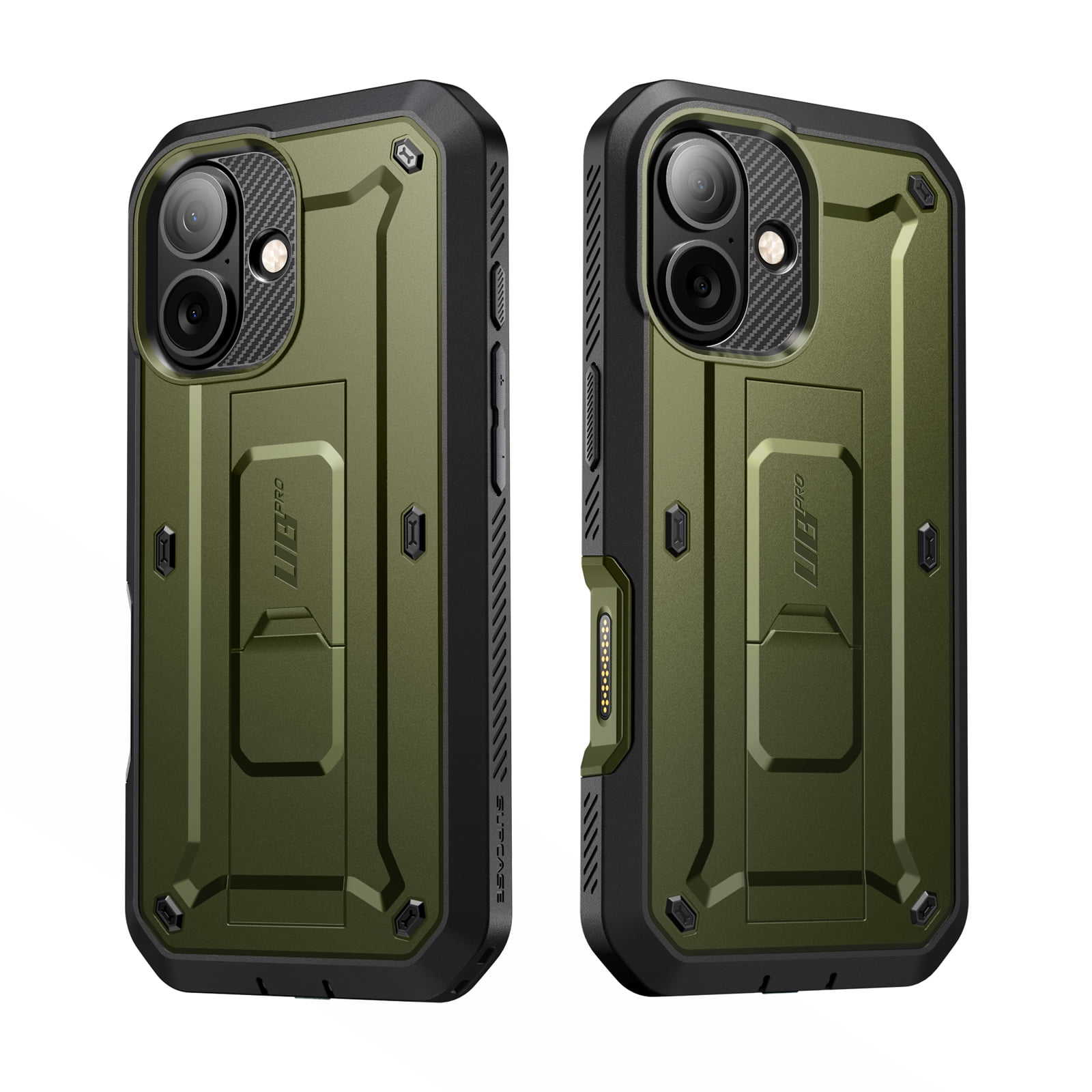 SUPCASE Unicorn Beetle Pro for Apple iPhone 17 6.3" 2025 Case, [Built-in Screen Protector &Stand &Camera Control Button &Holster] Military-Grade Protection 360 Shockproof Cover for iPhone 17, Guldan