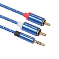 thumbnail image 2 of 1 cable de audio para transmisión de sonido azul., 2 of 3