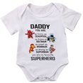 thumbnail image 1 of Baby Romper Siamese Baby Fart Attire Letter Cartoon Superman Print Romper, 1 of 6