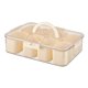 thumbnail image 1 of Contenedor de alimentos, caja de condimentos, caja de refrigerios, organizador de especias recargable reutilizable para claro, 1 of 9