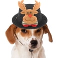 thumbnail image 1 of Ganfancp Christmas Dog Hat Pet Santa Hat Santa Claus Design Hat Pet Costumes Comfortable Dog Christmas Outfit Christmas Cosplay Dress Accessories Soft Winter Holiday Ofertas Del Día 1X Gorro de Navid, 1 of 4