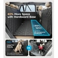 thumbnail image 3 of Upgrade Dog Car Seat Cover for Back Seat [400lbs Hard Bottom, Heavy Duty Material] Anti-Scratch Waterproof Backseat Pet Extender Hammock, Fits Car Sedan SUV Truck Van, Size M, 3 of 7