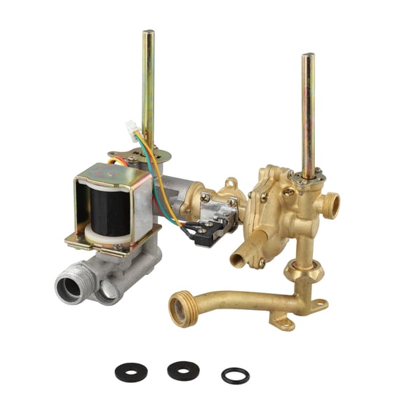7-10L Copper Water And Gas Linkage Valve Gas Water Heater Parts Assembly 150MM
