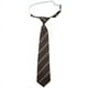 thumbnail image 2 of Corbata informal sin nudos para hombre, estilo café a rayas, estilo corto, para mujer, 2 of 2