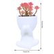 thumbnail image 2 of Maceta Moderna Para Plantas Suculentas Maceta De Cerámica Miniatura Se Puede Utilizar Como Decoración Para Jardinería Doméstica Y Escritorio, 2 of 7
