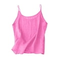 thumbnail image 5 of XXWXYD Cotton Linen Sets for Girls 2 Piece Outfits Spaghetti Strap Tank Tops Matching Wide Leg Pants Kids Summer Casual Linen Set, 5 of 5
