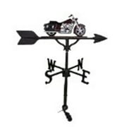 Montague Metal Products WV-218-NC 200 Series 32 In. Burgundy Motorcycle Weathervane