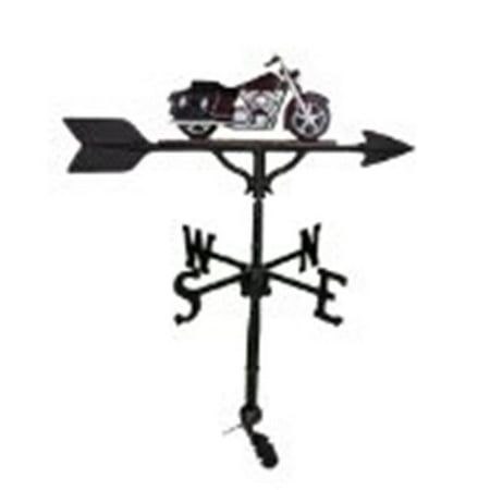 Montague Metal Products WV-218-NC 200 Series 32 In. Burgundy Motorcycle Weathervane