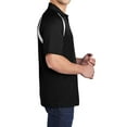 thumbnail image 3 of Mafoose Men's Dry Zone Colorblock Raglan Polo Shirt Black/ White X-Small, 3 of 5