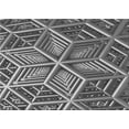 thumbnail image 1 of Ahgly Company Machine Washable Indoor Rectangle Transitional Black Area Rugs, 2' x 4', 1 of 7