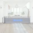 thumbnail image 3 of Retractable Baby Gate 35x138" Extra Wide Mesh Dog Gate Child Safety Gate for Doorways, Indoor Outdoor Stairs, Gray, 3 of 8