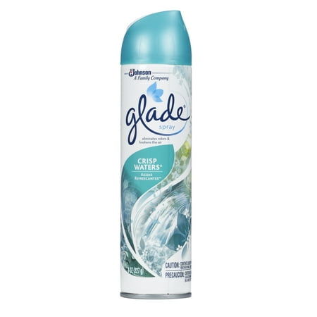 (4 pack) Glade Air Freshener, Crisp Waters, 8.0