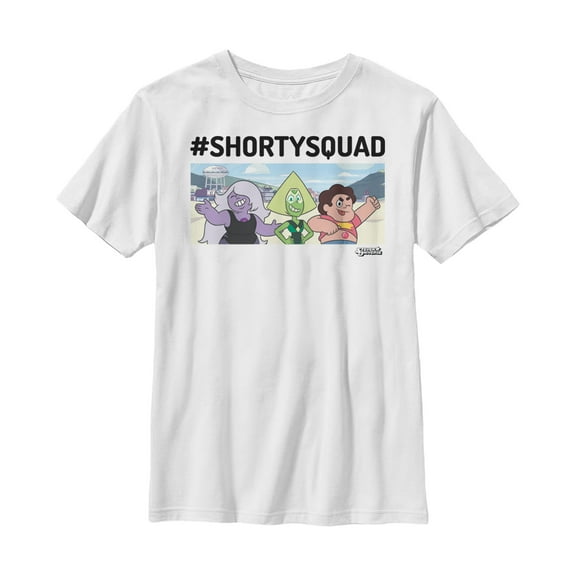 Boy's Steven Universe #ShortySquad Graphic Tee White Large