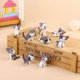 thumbnail image 2 of Figura de acción en miniatura de gato Chis para niños y adultos, figura de expresión de gatito bonito, modelo de decoración, juguetes para regalo, 9 piezas, 2 of 3