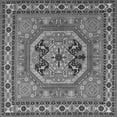 thumbnail image 1 of Ahgly Company Indoor Square Persian Gray Traditional Area Rugs, 5' Square, 1 of 1