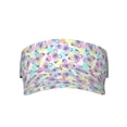 thumbnail image 3 of Balery Butterflies on Polka Dots Sport Wear Athletic Visor Sun Sports Visor Hat Visor Adjustable Cap for Women and Men (One Size), 3 of 8