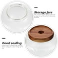 thumbnail image 4 of CHUANK Glass Jar Airtight Cookie Jars with Lid Kitchen Canisters Container Storage Tea, 4 of 6