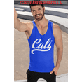 thumbnail image 2 of ShirtBANC Mens Graphic Tank Top Shirt, Cali Love, California Beach Tee, S-3XL, 2 of 5