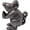 silver with black, variant on Comfify Cast Iron Mouse Doorstop with Felt Bottom, Heavy Duty, Antique White