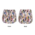 thumbnail image 3 of Salouo Colourful Horses Print Women's 2 in 1 Running Shorts Double-Layer Shorts Athletic Workout Gym Yoga Shorts Running Shorts for Women-X-Large, 3 of 7