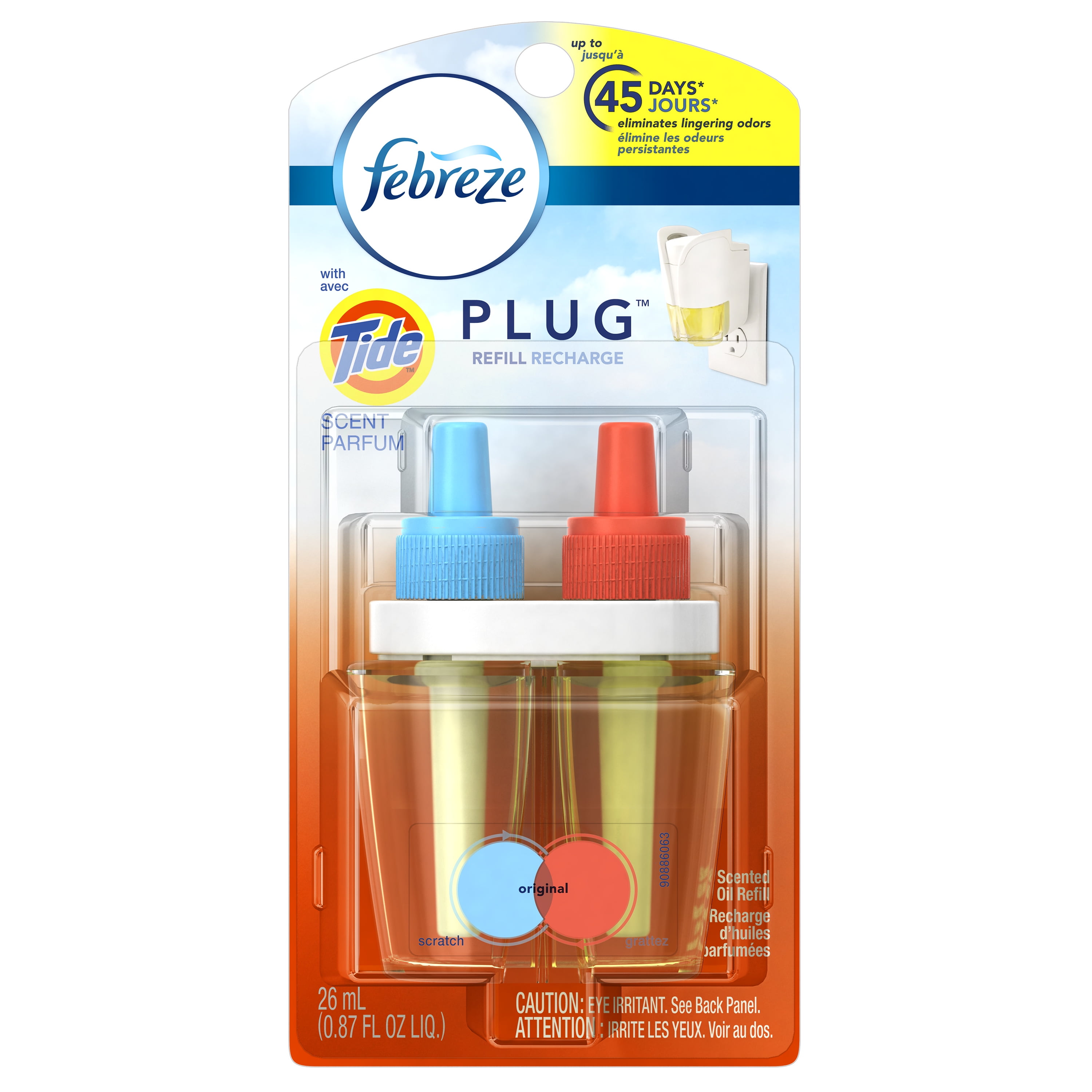 Febreze Plug Scented Oil Refill with Tide Scent, Original, 1 count