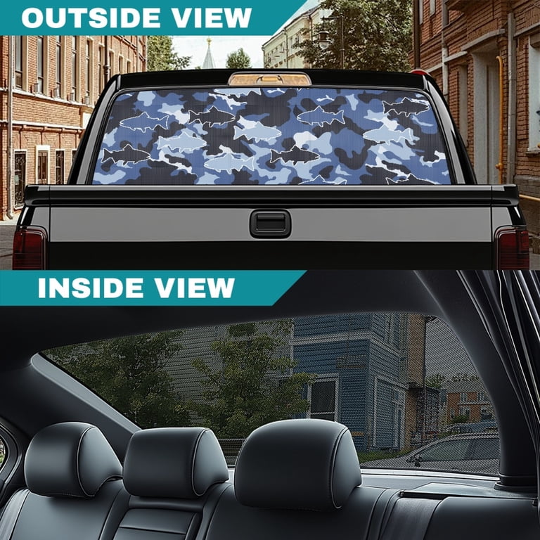 Window Graphcis Forchrinse Rear Window Decals for Trucks 66