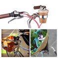 thumbnail image 4 of Portavasos de aleación de aluminio para bicicleta, portabotellas para bicicletas de montaña, cochecitos y sillas de ruedas, color plateado, 4 of 5